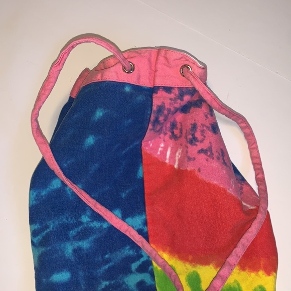 Tie Dyed Y2K Drawstring Backpack - Picture 5 of 8